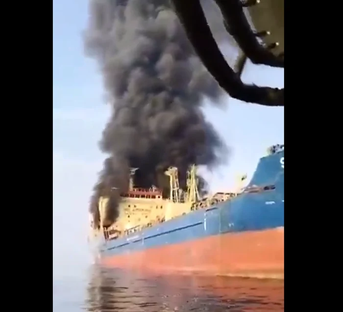 The target of the attack was the ship