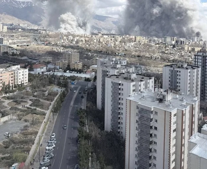 Tehran bombed/PHOTO:X