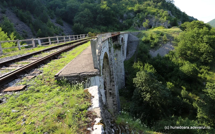 Viaductul și tunelul Anina. Foto: Daniel Guță. ADEVĂRUL