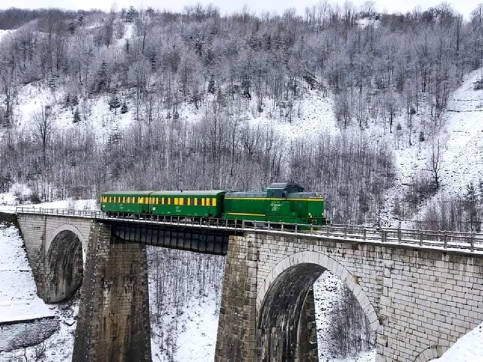 Viaduct pe CF Oravița - Anina. Foto: CFR