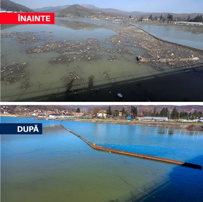 The reservoir from Călimănești, cleaned in six days, PHOTO FB Diana Buzoianu