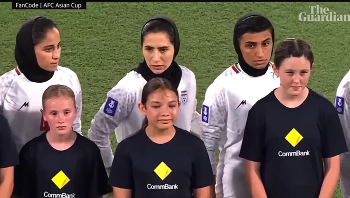 The Iran team left the competition without a goal scored. PHOTO video capture YouTube Guardian Football