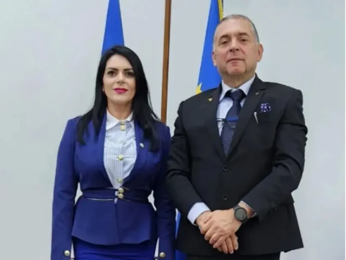 Ioana Păiuș and Sorin Dobîrcianu at a security event. Photo source: Ioana Păiuș/LinkedIn