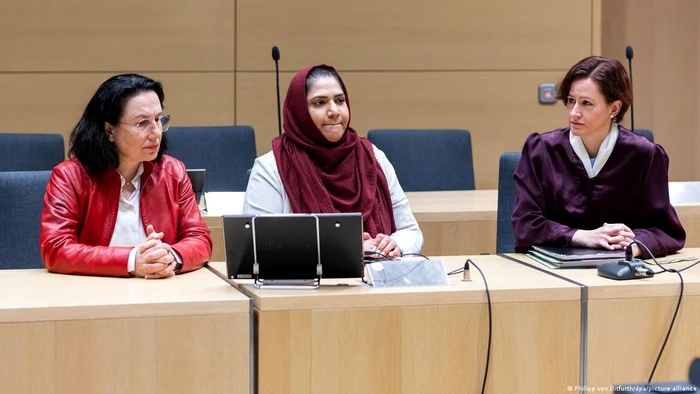 Applicant Humaira Waseem at the Federal Court of Justice in Karlsruhe
