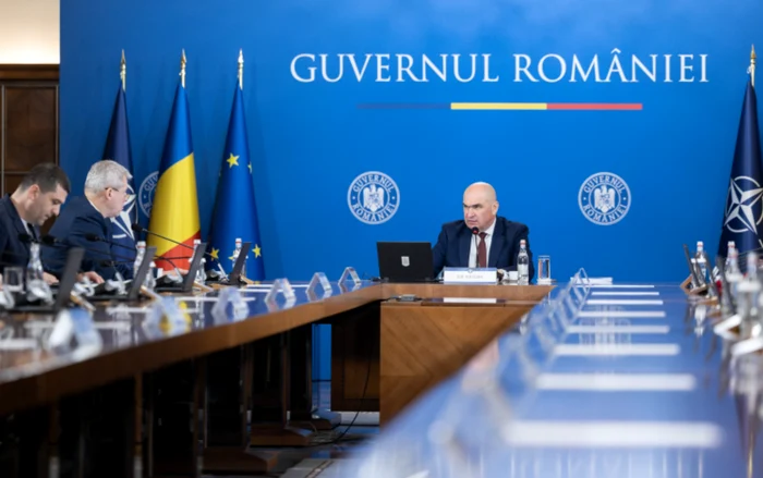 The government meets to adopt the 2026 state budget PHOTO: Gov.ro