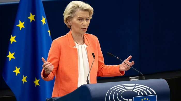 Ursula von der Leyen did not want to upset Trump. PHOTO: Wind Europe