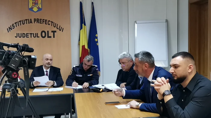 Meeting with sparks of CJSU Slatina, Monday, March 16, 2026 PHOTO: Alina Mitran