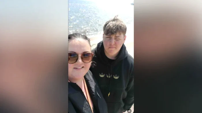 Marissa Mullans and her son Alfie PHOTO BBC
