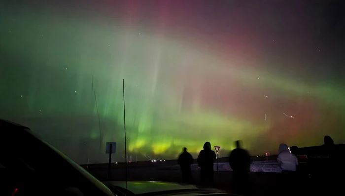 The aurora borealis can be seen at a lower latitude than usual PHOTO: Archive