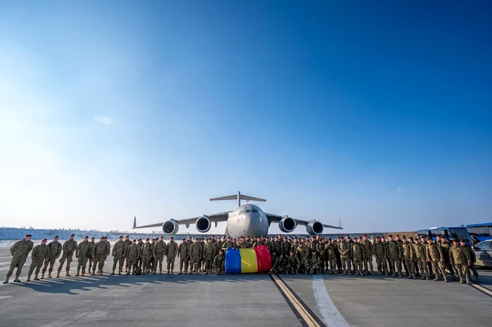 Romanian soldiers have returned to the country. PHOTO Facebook MApN