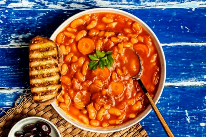 Fasolada, a Greek bean soup PHOTO mygreekdish.com