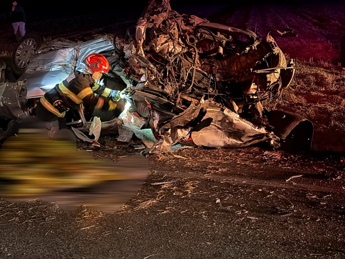 The accident took place on Saturday evening, on the national road DN 2 PHOTO Facebook / Ionel Curca 