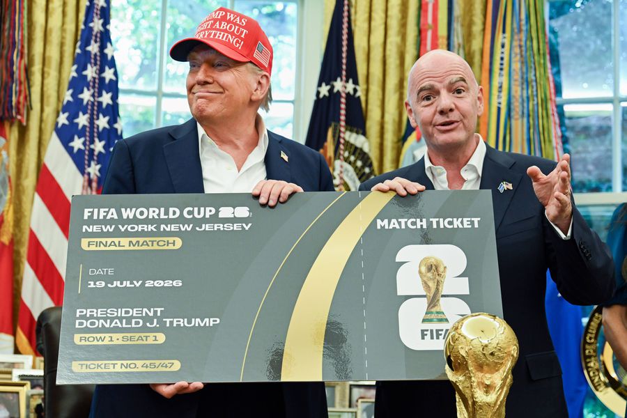 Infantino and the interest in the World Cup: 