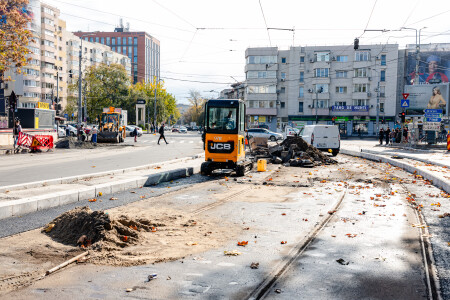 Road traffic is completely closed on two important arteries in Bucharest, for the modernization of the tram lines