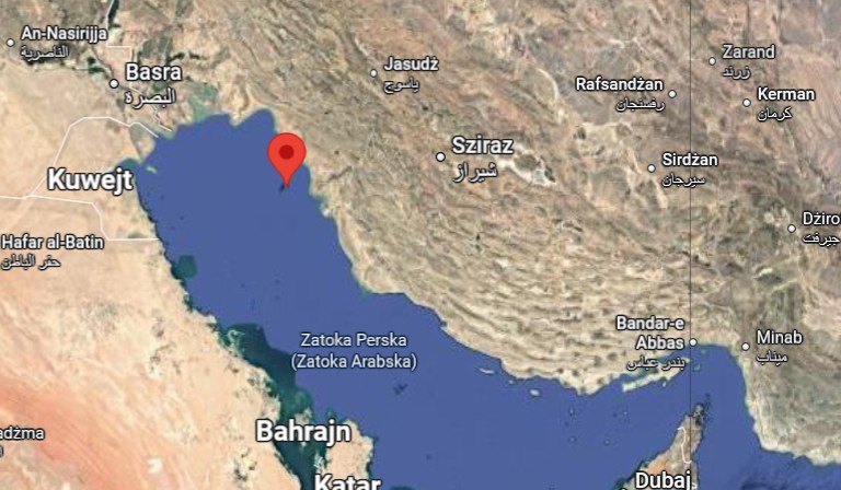 The tiny island of Chark is located in the northern part of the Persian Gulf