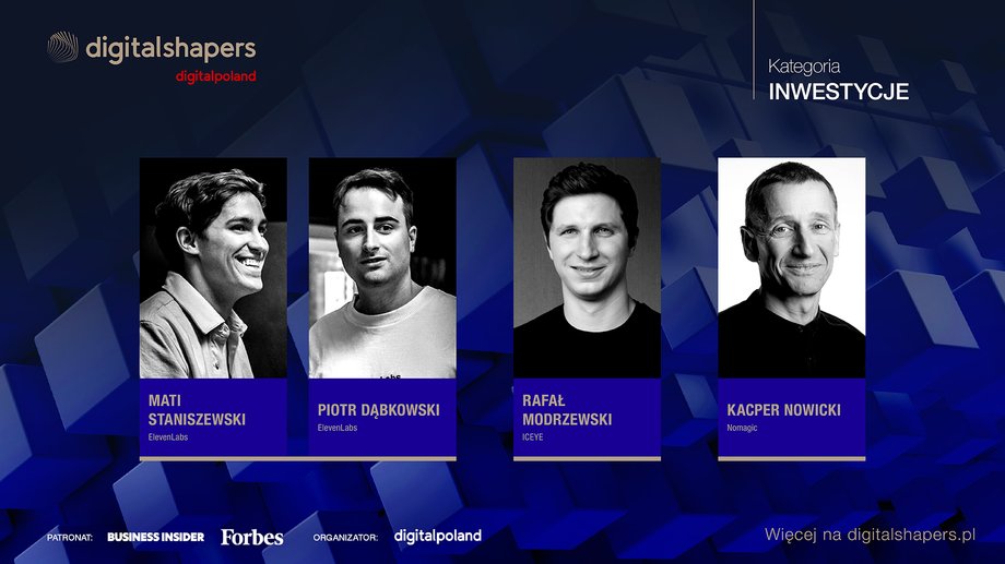 Digital Shapers 2025 in the category "Investments" 