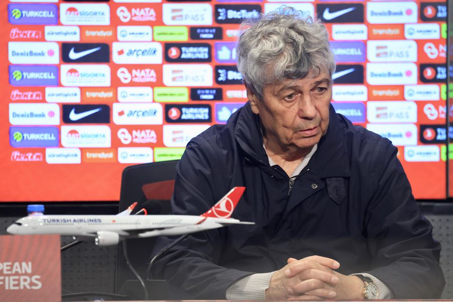 Mircea Lucescu found the culprit, in the conference, after Turkey - Romania 1-0: 
