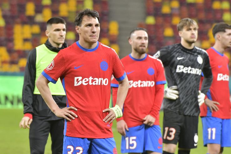 Images at the end of the match FCSB - U Cluj // PHOTO: Cristi Preda (GSP.ro)