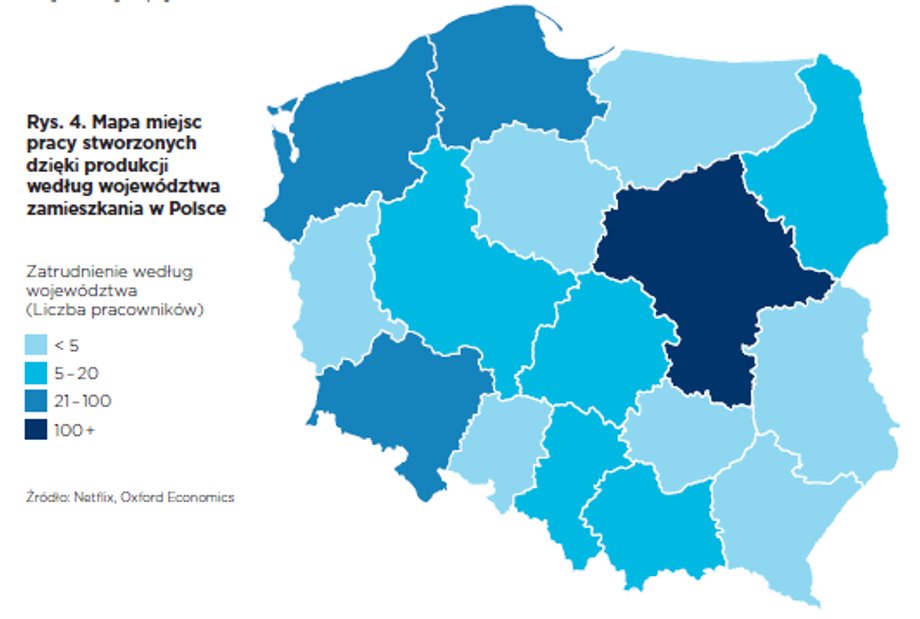 The scale of expenditure in individual voivodeships