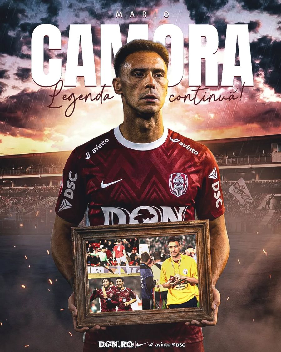 Mario Camora, another season with CFR Cluj