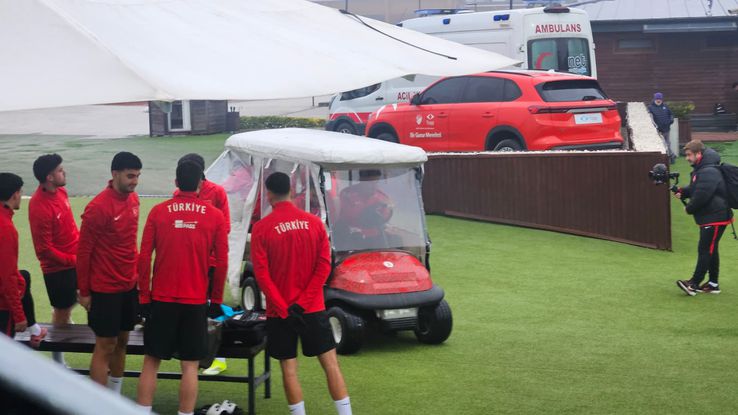 Turkey's training, three days before the