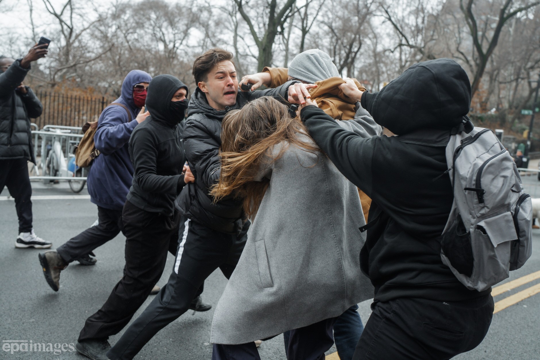 Demonstration in New York