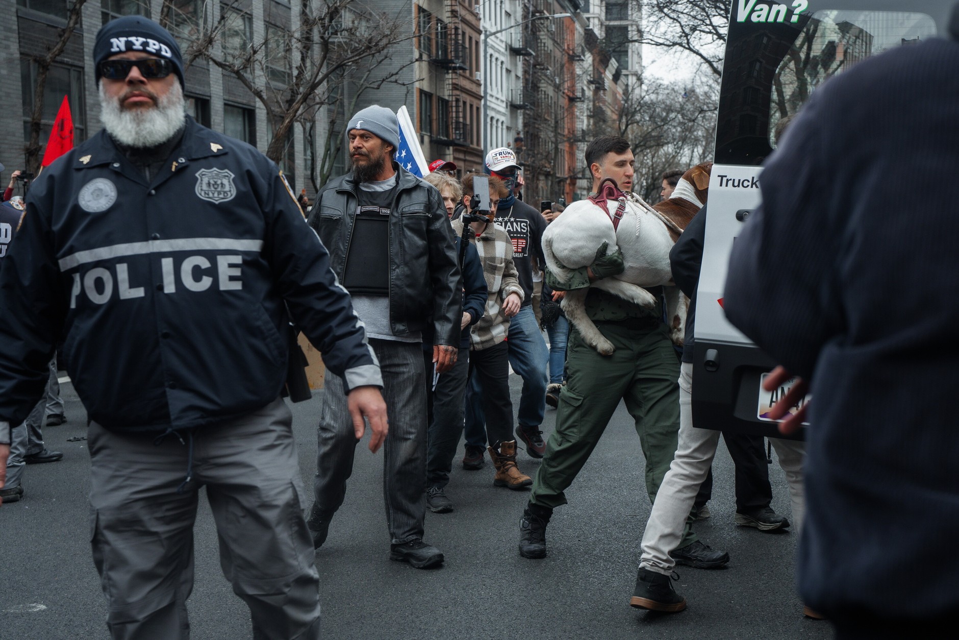 Demonstration in New York