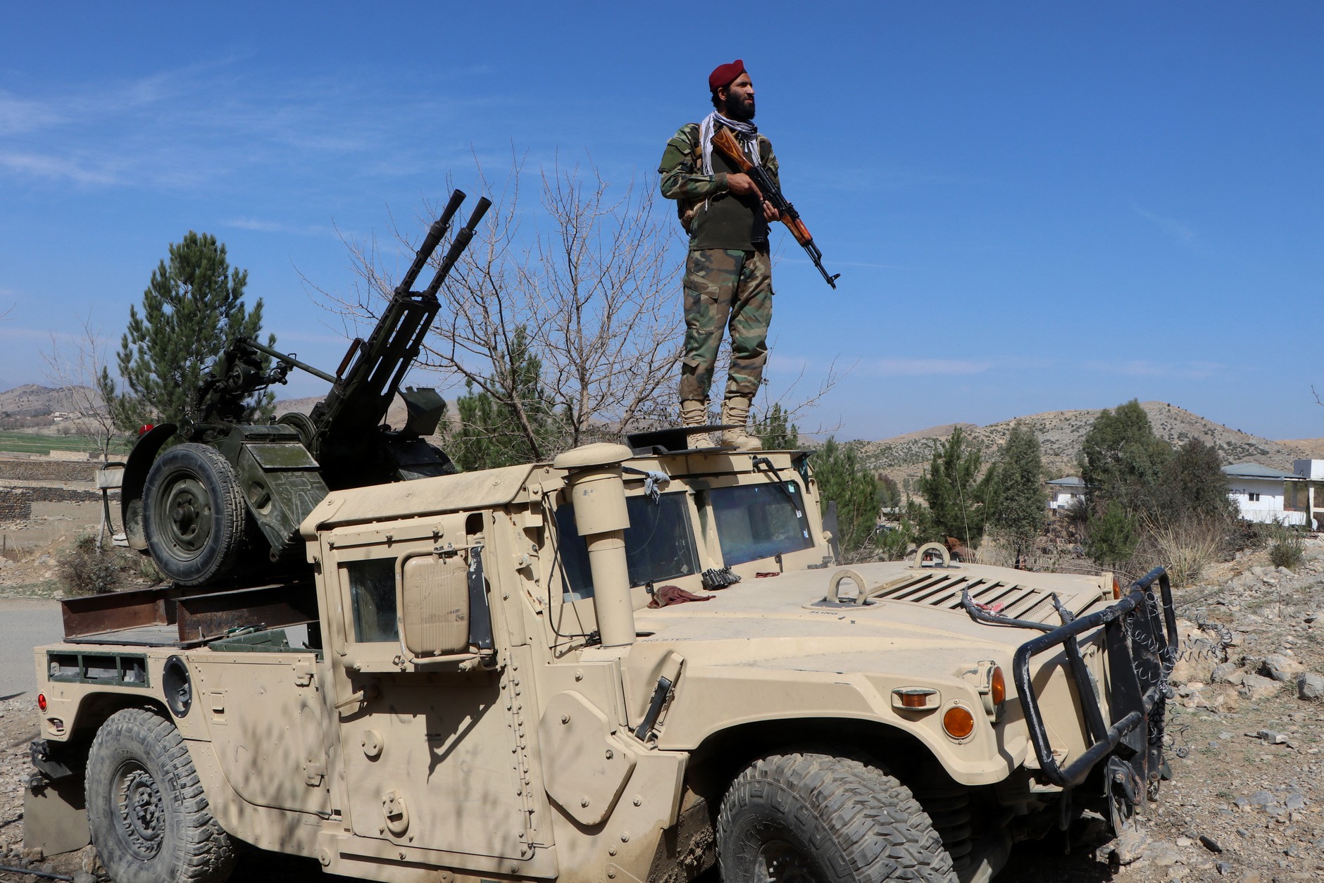 Taliban personnel in Khost Province, Afghanistan, March 2, 2026.