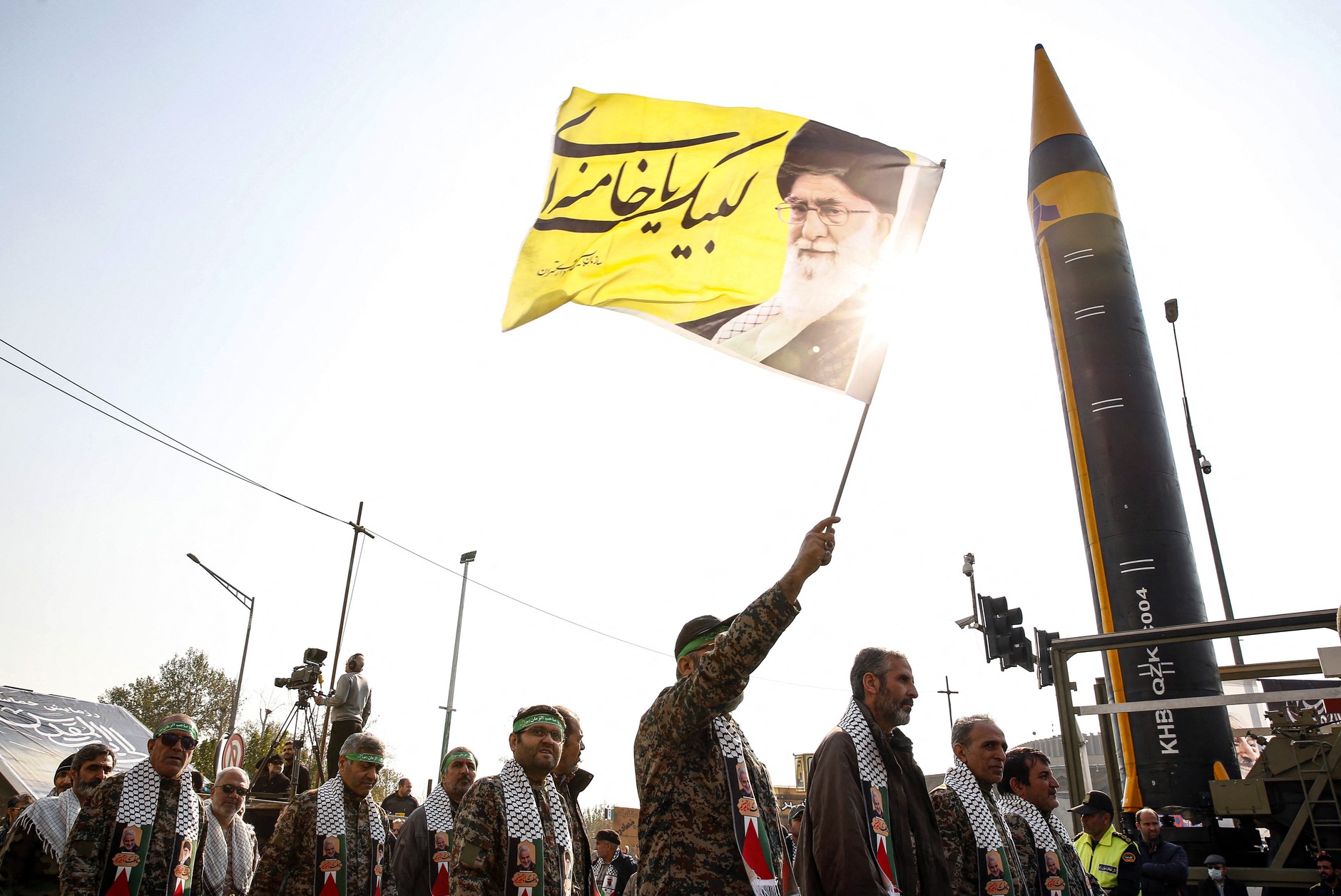 Iranian Khorramshahr-4 missile in Tehran