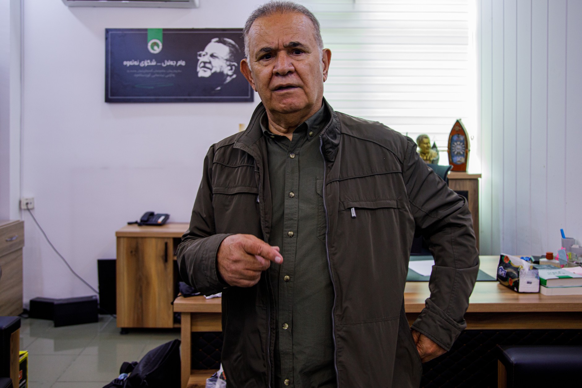 Major General Rasul Omar Latif, one of the Kurdish peshmerga commanders
