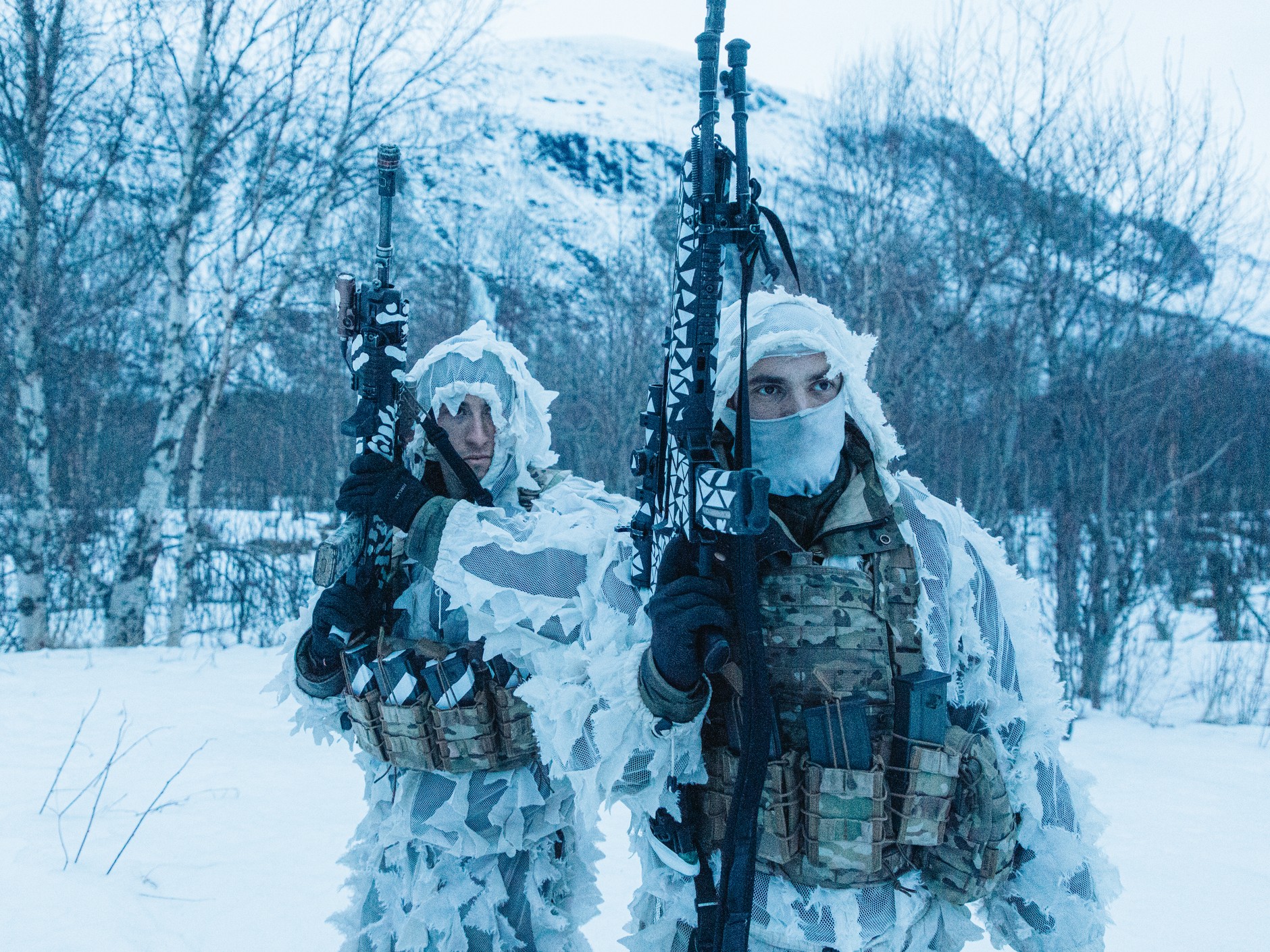 Spanish soldiers during NATO Cold Response 2026 exercises in Norway