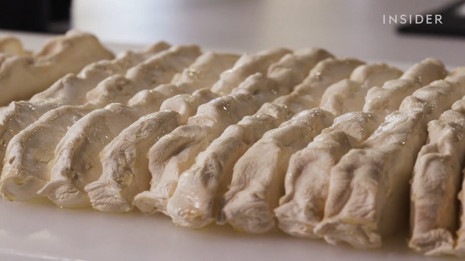 It looks like marshmallow, but it can replace plastic, meat and even leather