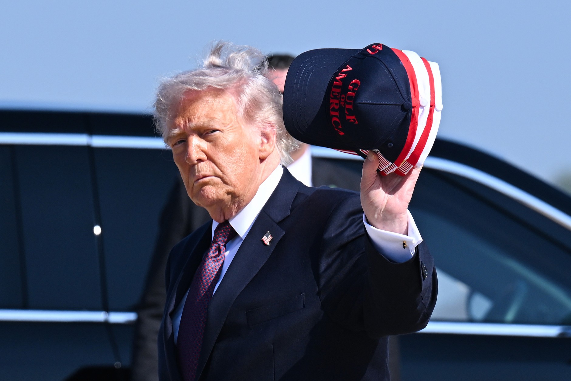 US President Donald Trump in Corpus Christi, Texas, February 27, 2026.