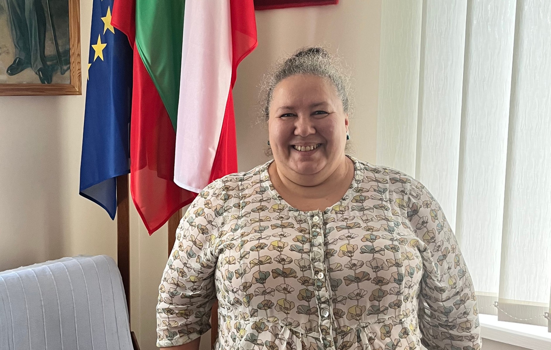 Teresa, president of the Polish House in Druskininkai 