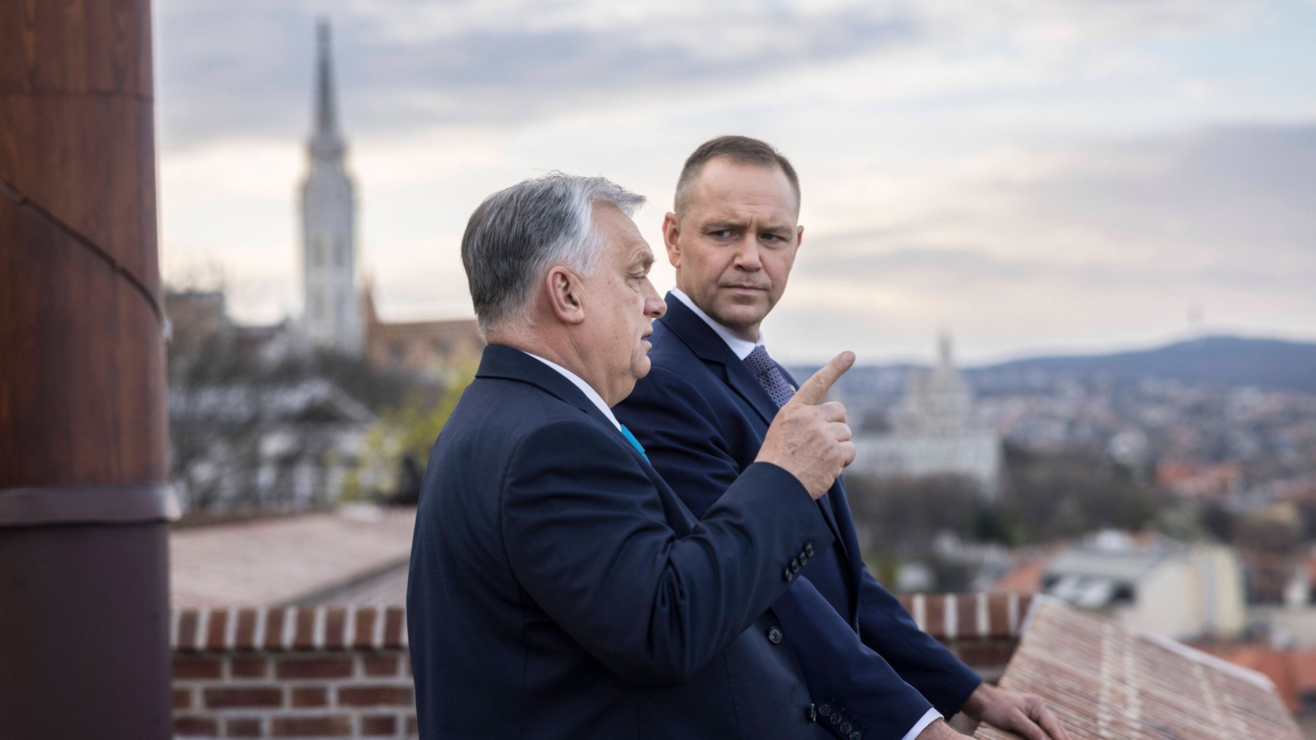 Viktor Orban and Karol Nawrocki in Budapest, March 23, 2026.
