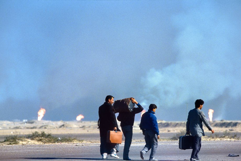 Civilians during the first Persian Gulf War