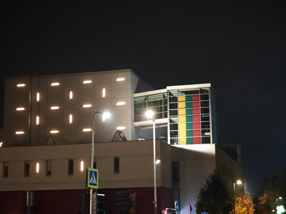 Lithuanian flags can be seen everywhere