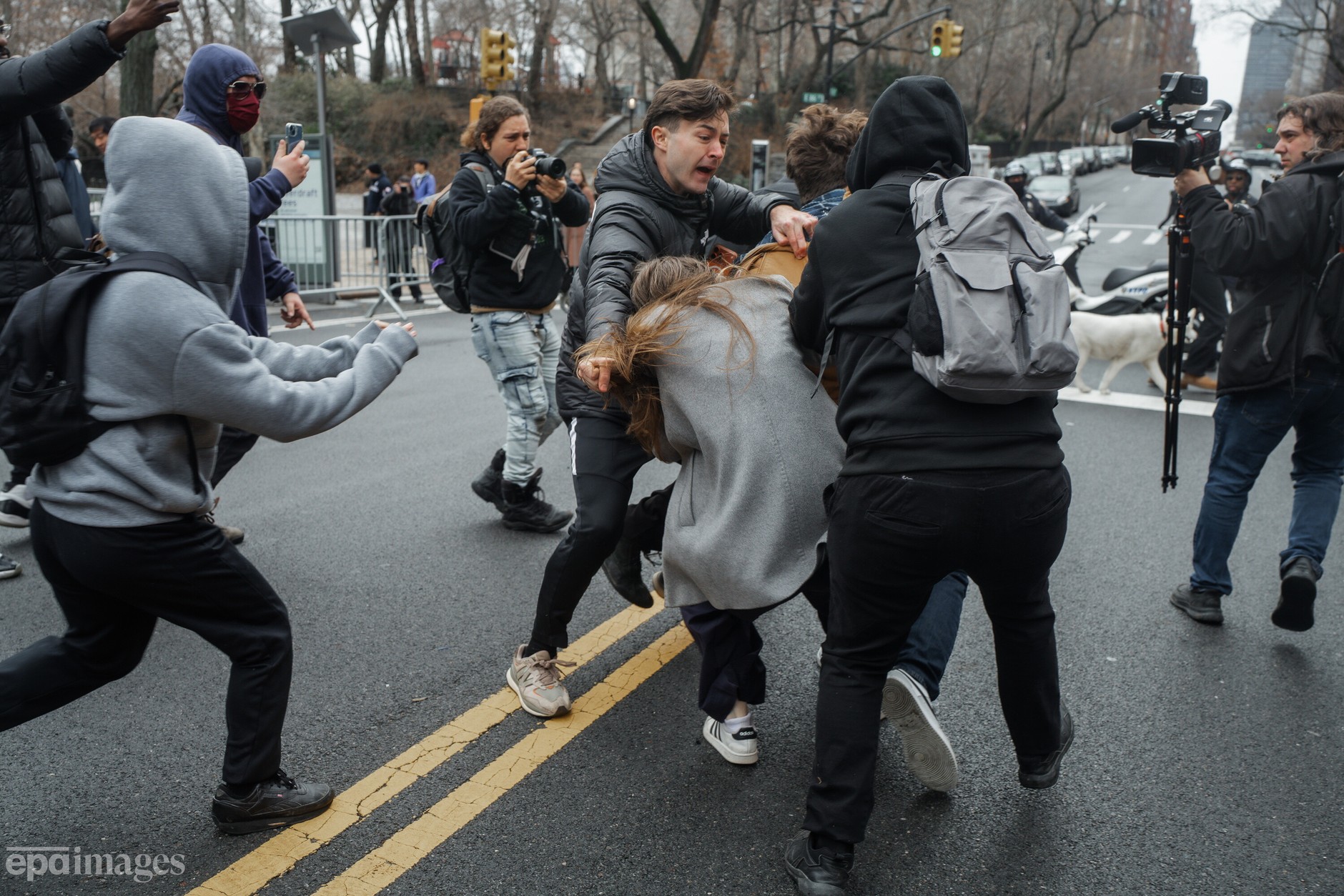 Demonstration in New York