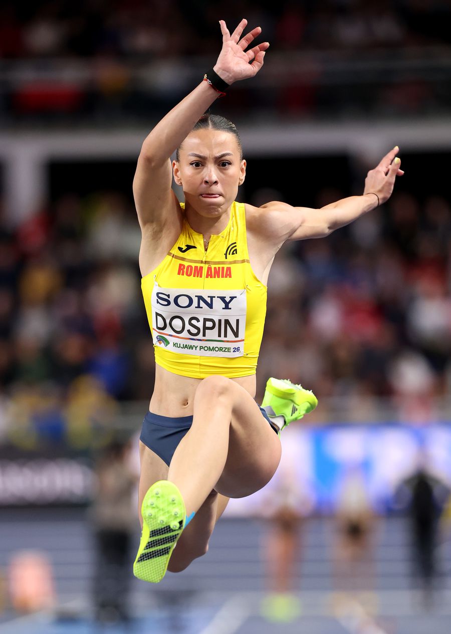 Elena Talos, in 9th place in the triple jump, and Alexia Dospin in 13th position at the World Indoor Championships
