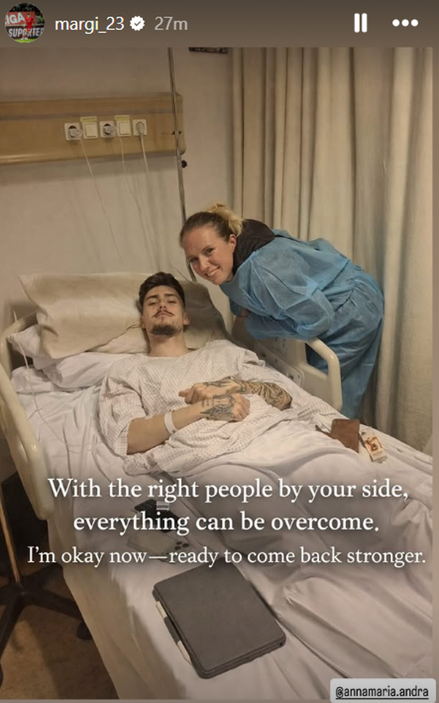 Here's why he was absent with FC Argeș! Kopic's man, operated on the day Dinamo lost » Message from the hospital bed: 