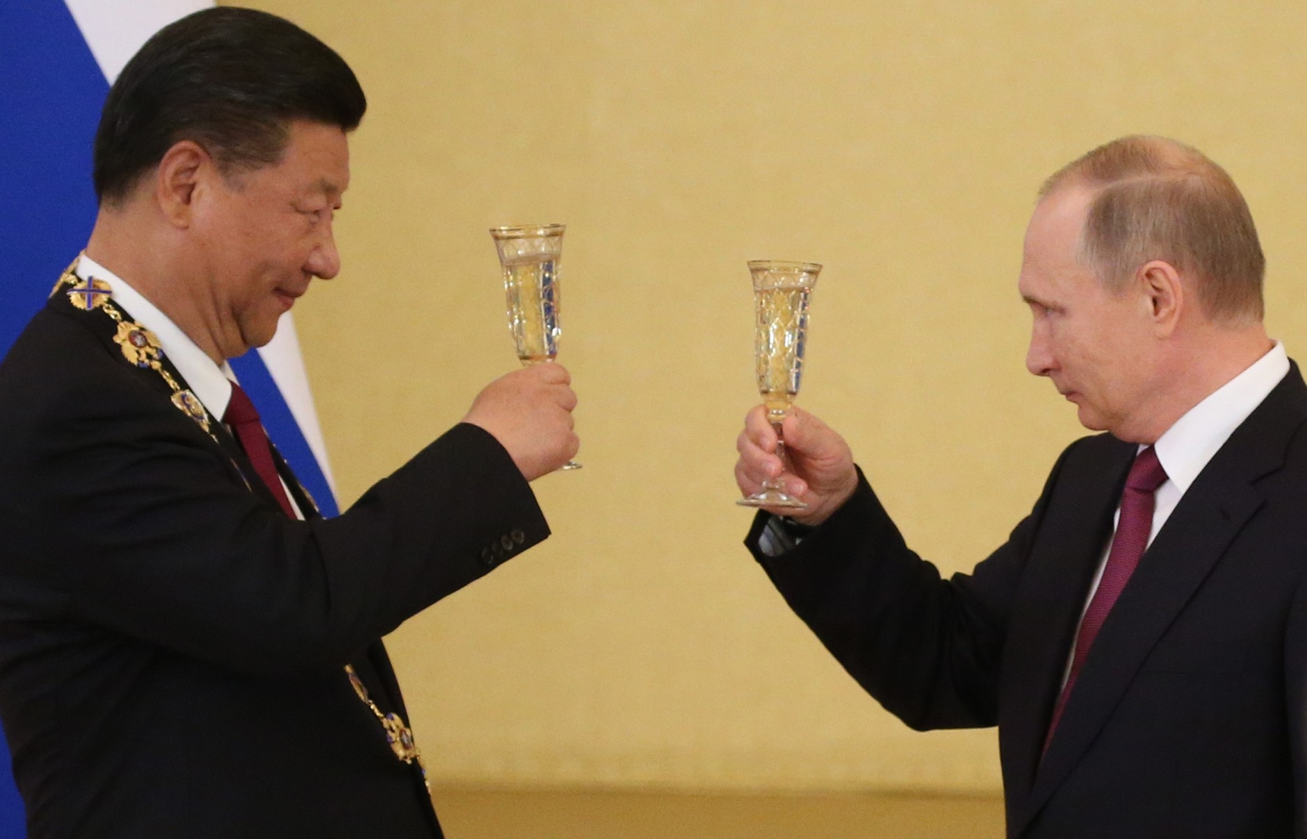 Xi Jinping and Vladimir Putin, Moscow, 2017