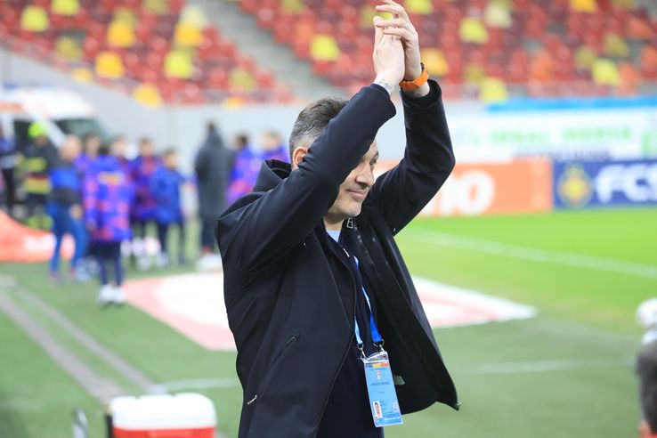 Mirel Rădoi, in FCSB - Metaloglobus // photo: Ionuț Iordache