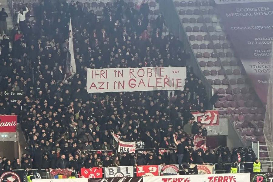 Dinamo's penalty is demanded, after the messages displayed during the match with Rapid: 