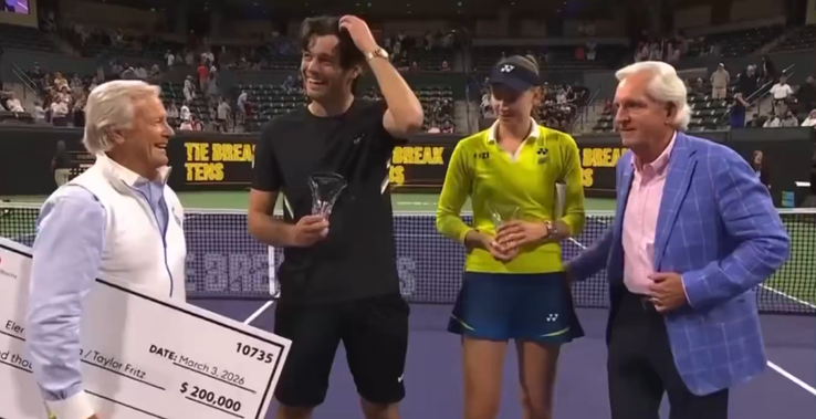 An official touched Elena Rybakina inappropriately / photo: X