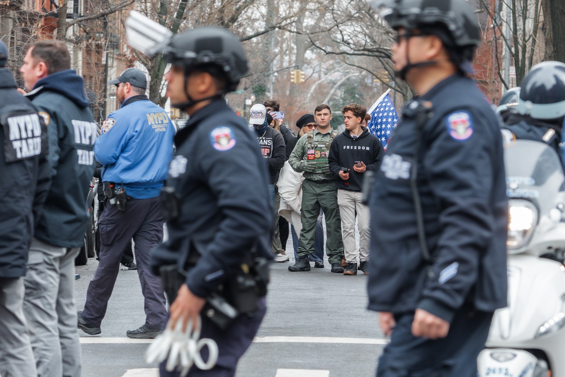 Demonstration in New York