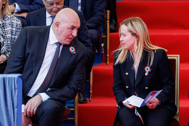 Guido Crosetto with Giorgia Meloni, Photo: Roberto Monaldo / LaPresse / Profimedia