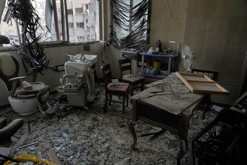 Image from a medical office of a hospital in Tehran, affected by the US-Israel raids Photo: Profimedia