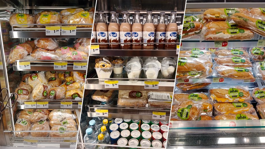 Pingo Doce offers a large selection of products ready to eat immediately on site