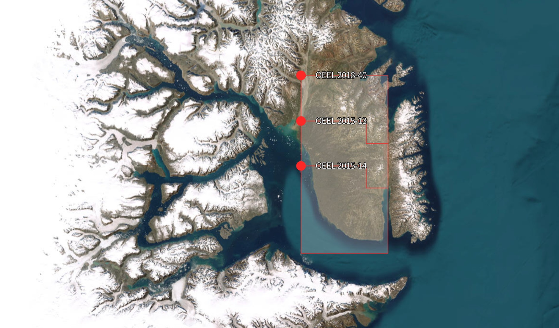 The three licenses are located in the Jameson Land region, over 400 km north of the Arctic Circle, completely isolated from the outside world. The area is protected from the harsh Arctic climate by high mountains in the west and the world's largest fjord system in the south.