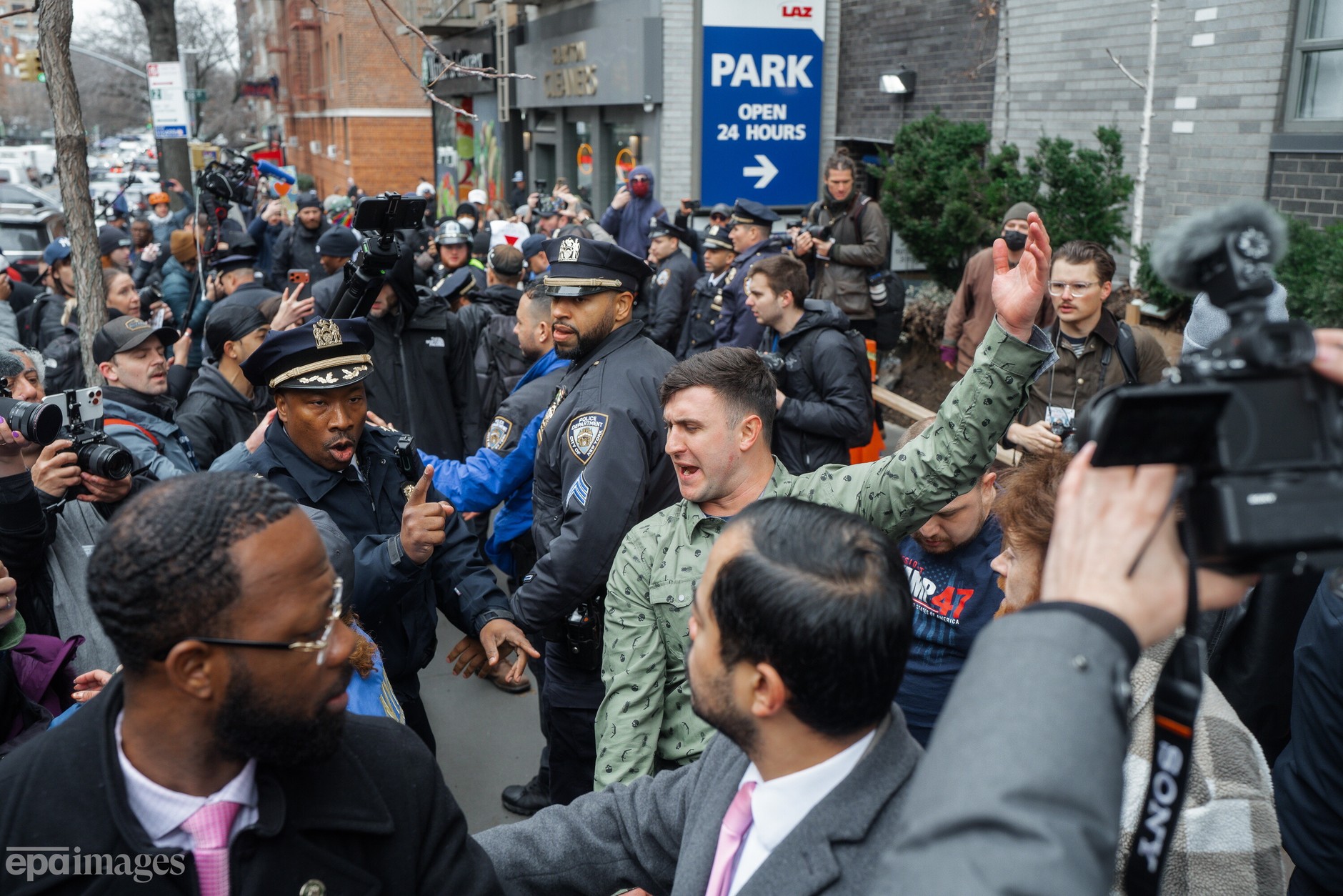 Demonstration in New York